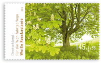 Wohlfahrtsmarken 2013 - Blühende Bäume: Weiße Rosskastanie
